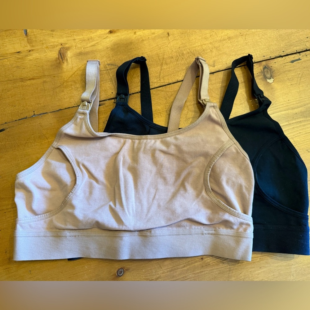 2 Bras - Cotton Momcozy Pumping/Nursing